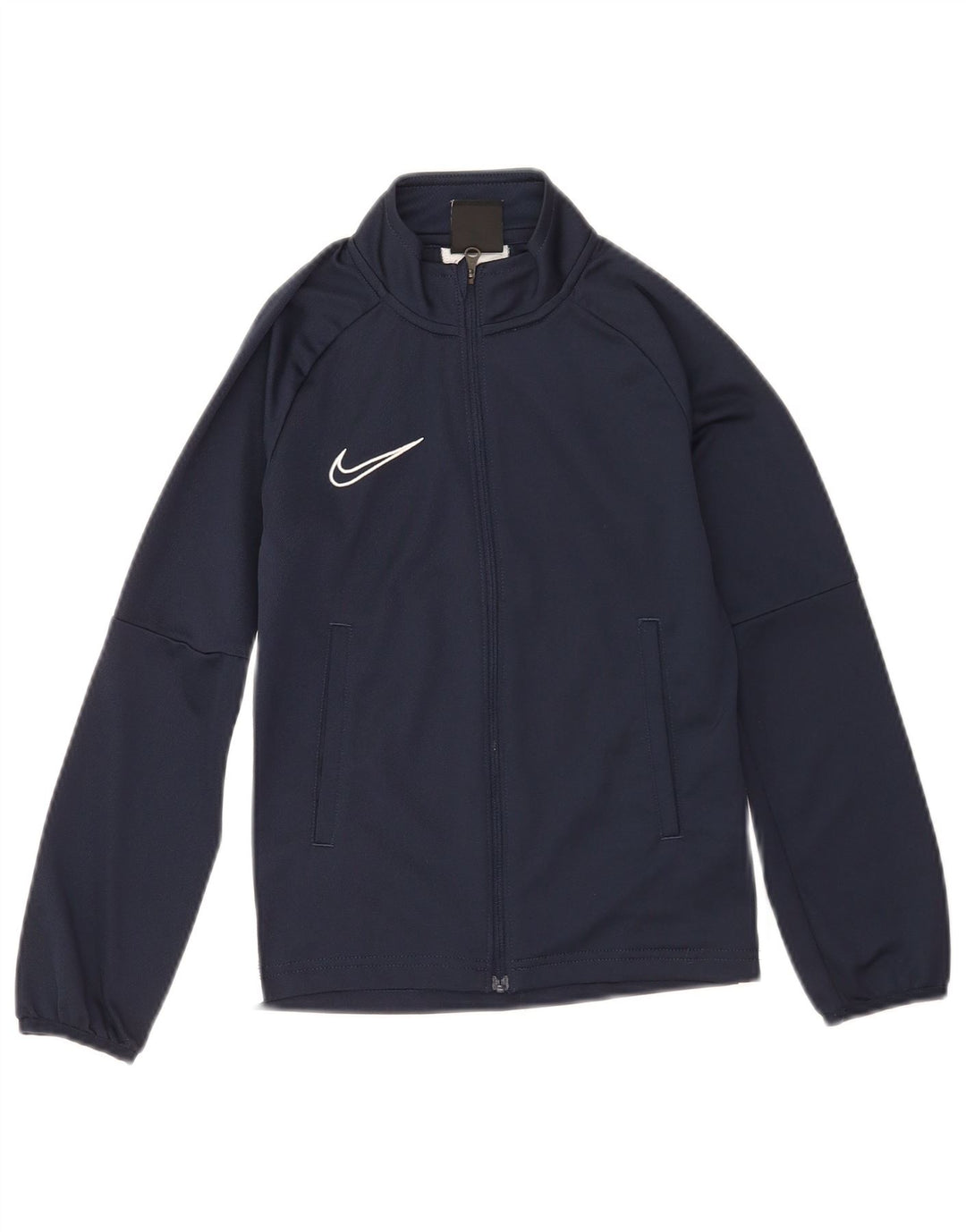 Спортивный костюм Nike для мальчиков Dri Fit, верхняя куртка, 8–9 лет, маленький размер, темно-синий, полиэстер