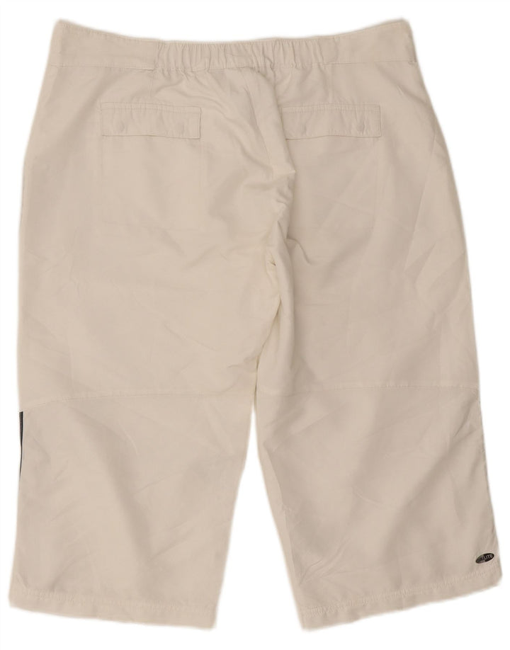 Женские шорты-бермуды Adidas UK 18 XL W34 Белый полиэстер