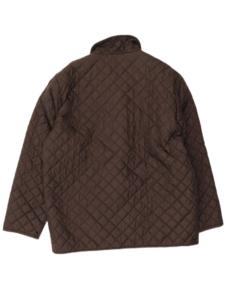 FILA Мужская стеганая куртка IT 52 2XL Коричневый Полиамид