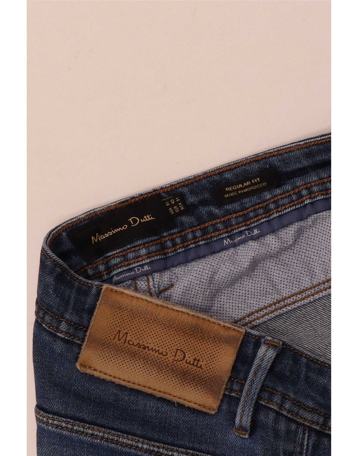 Мужские прямые джинсы Massimo Dutti Regular Fit EU 40 Medium W31 L30 синие