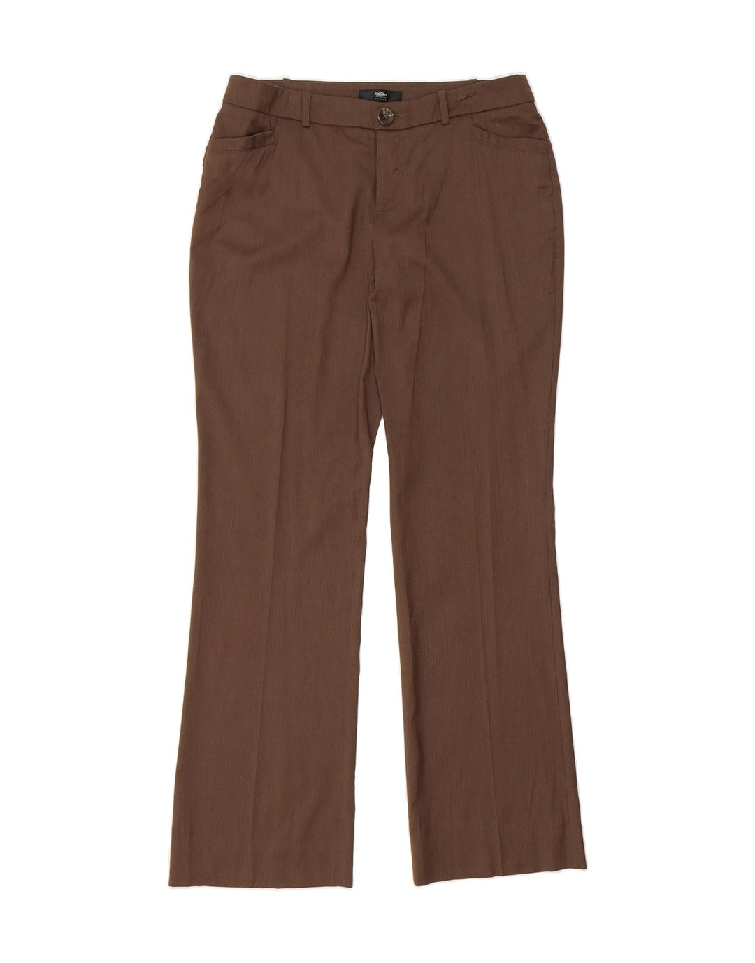 MOSSIMO Womens Stretch Straight Casual Trousers US 8 Medium W34 L32 Brown Vintage Mossimo and Second-Hand Mossimo from Messina Hembry 