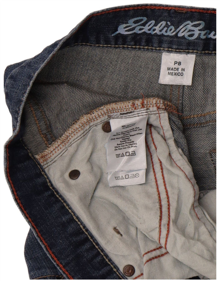 Женские узкие джинсы-капри Eddie Bauer, США 8, средние W32 L20, синие