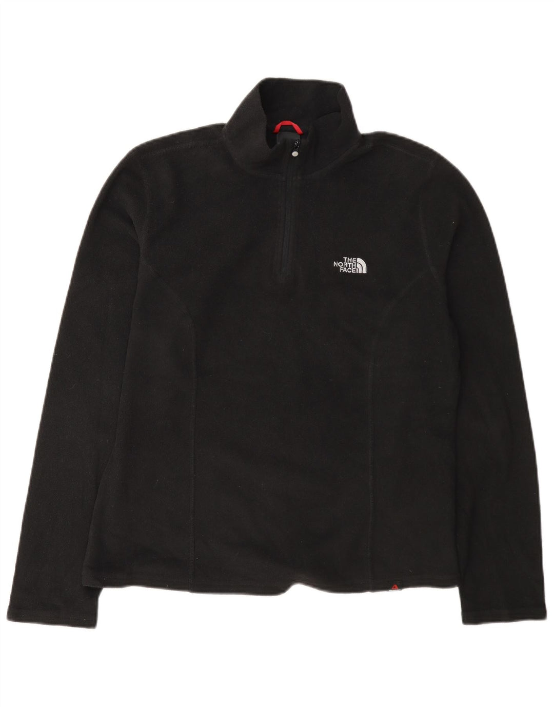 Женский флисовый джемпер с воротником на молнии The North Face UK 14, средний черный полиэстер