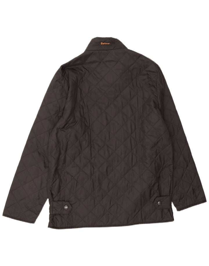 Мужская стеганая куртка Barbour UK 38 средний черный полиамид