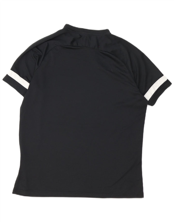 Мужская футболка Nike Dri Fit Top XL, черная с цветными блоками