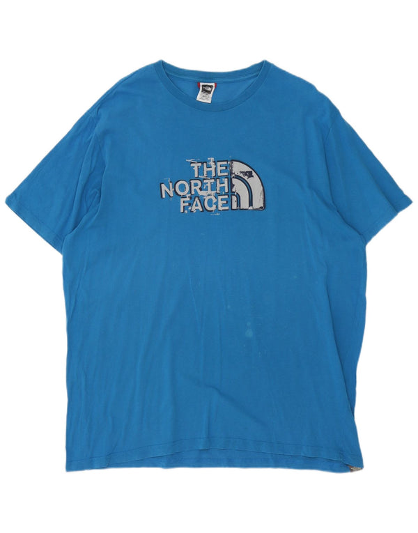 Мужская футболка с рисунком The North Face XL, синяя