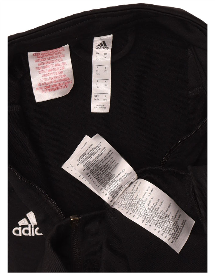 Спортивный костюм Adidas для мальчиков 11-12 лет, черный полиэстер