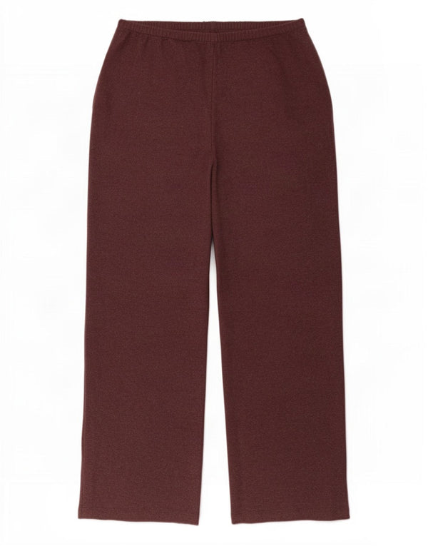 Женские повседневные брюки Marks & Spencer UK 14, большие W34 L29, бордовые