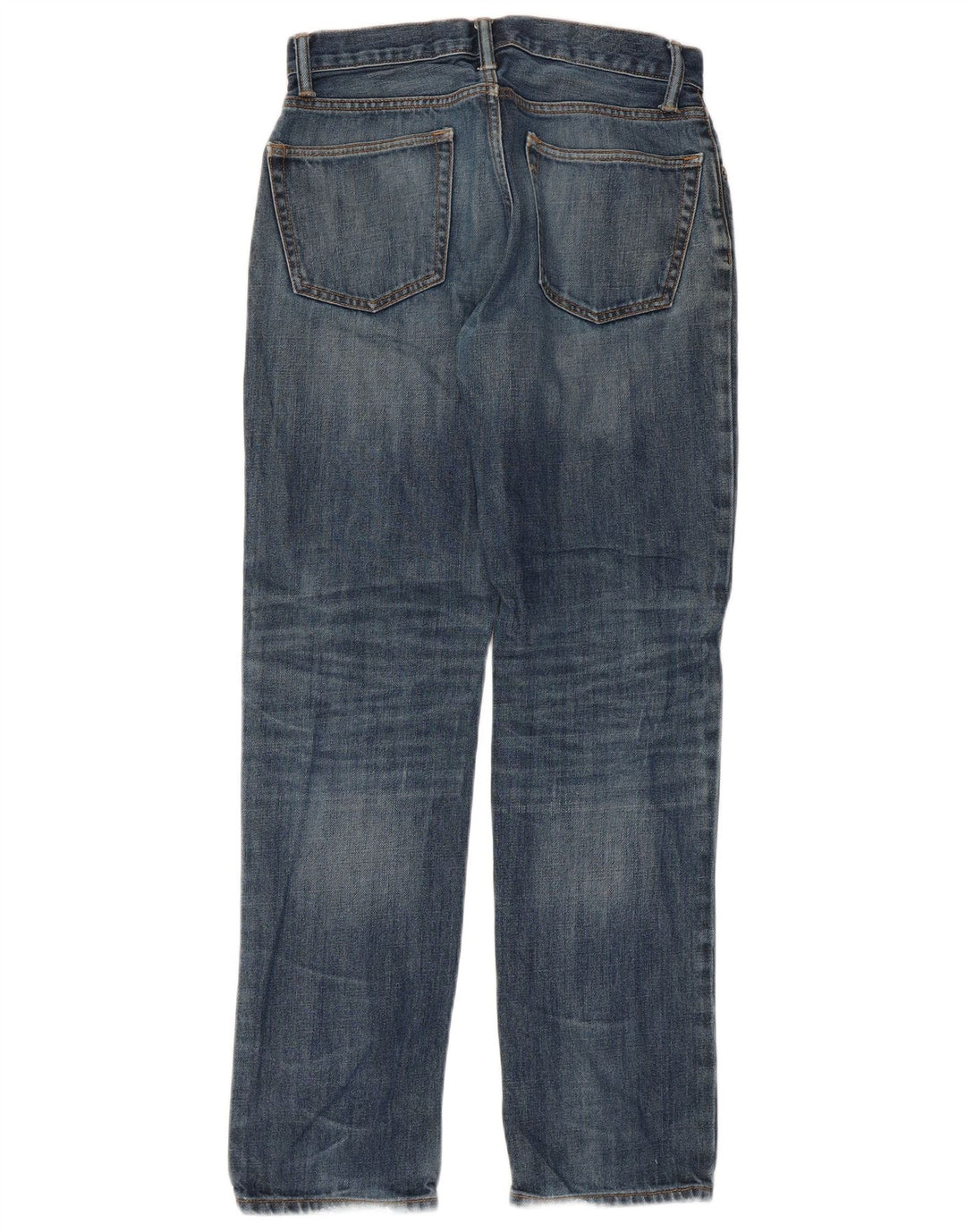 Женские потертые прямые джинсы Gap W28 L32, синий хлопок