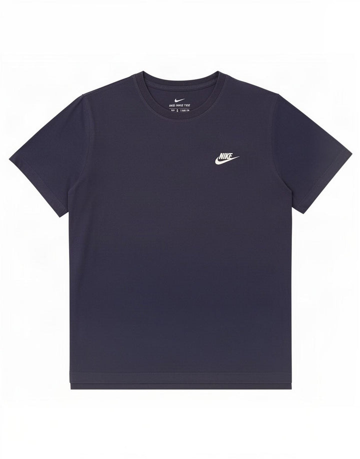 Мужская футболка Nike, средний темно-синий хлопок