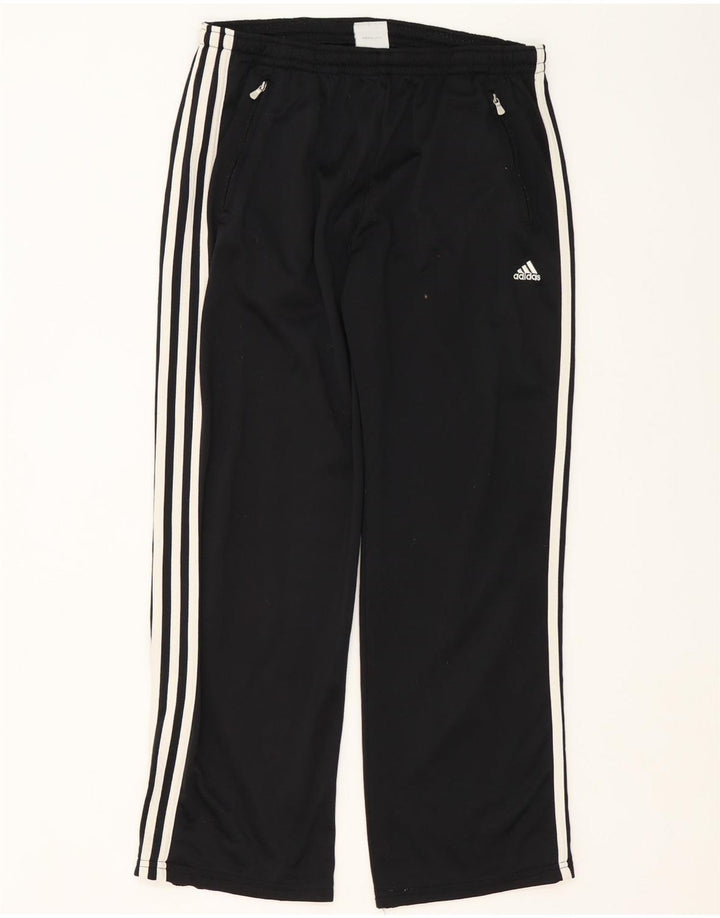 Мужские спортивные брюки Adidas UK 40/42, средний черный полиэстер