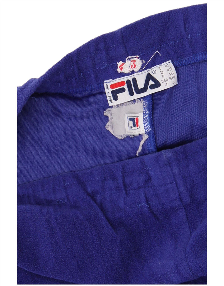 FILA Мужские флисовые спортивные брюки IT 48 Средний Синий