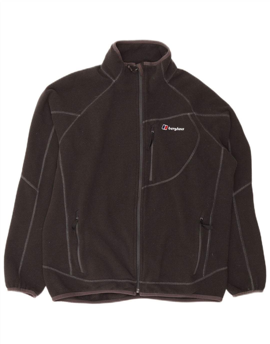 Мужская флисовая куртка Berghaus UK 40, большая серая, полиэстер