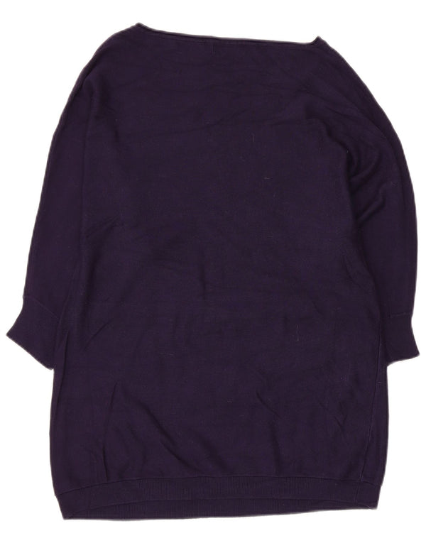 Женский джемпер Guess с рукавом 3/4 и вырезом «лодочка» UK 6 XS, темно-синий