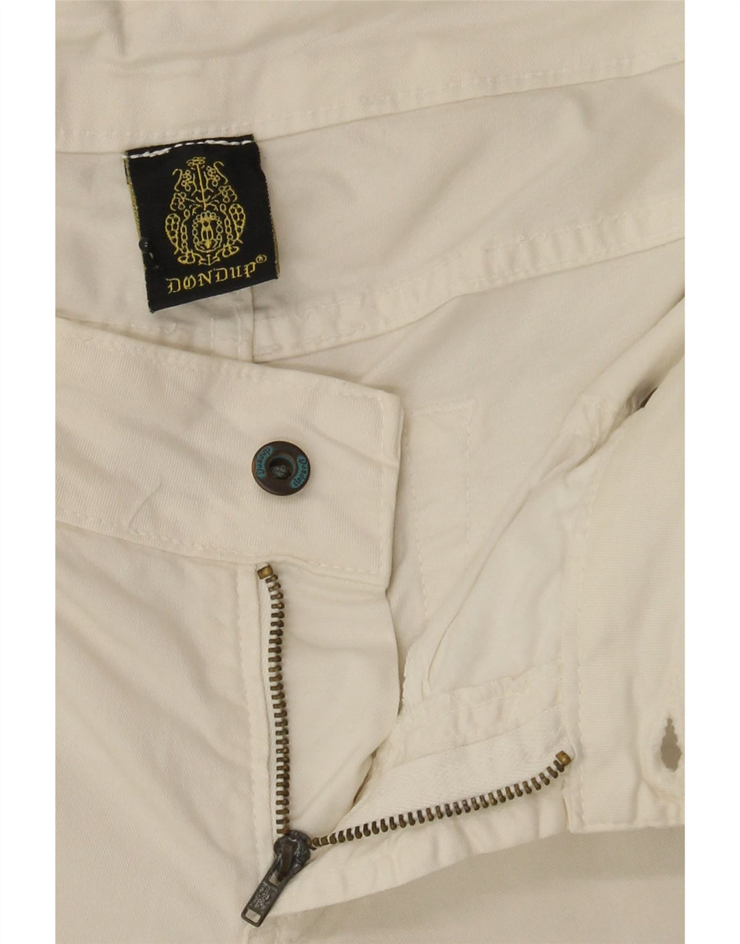 DONDUP Mens Straight Jeans W30 L32 White