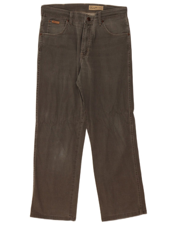 Мужские прямые джинсы Wrangler Texas Stretch W33 L28, серый хлопок