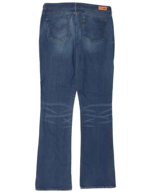 Женские джинсы Levi's Demi Curve со средней посадкой W32 L34, синие хлопковые