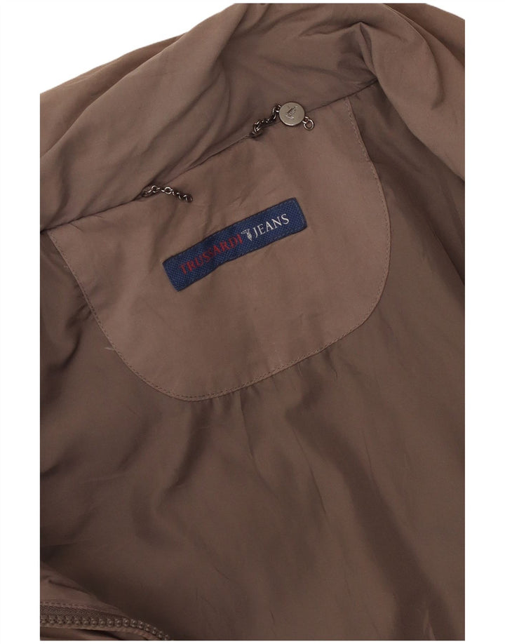 Женская стеганая куртка Trussardi Jeans UK 14 Medium Beige