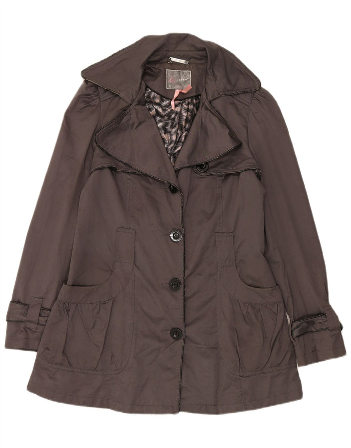 Женский тренч Lipsy UK 12, полиэстер среднего серого цвета