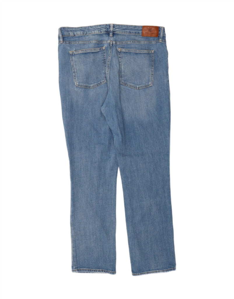 RALPH LAUREN Womens Straight Jeans US 14 XL W34 L30 Blue Cotton Vintage Ralph Lauren and Second-Hand Ralph Lauren from Messina Hembry 