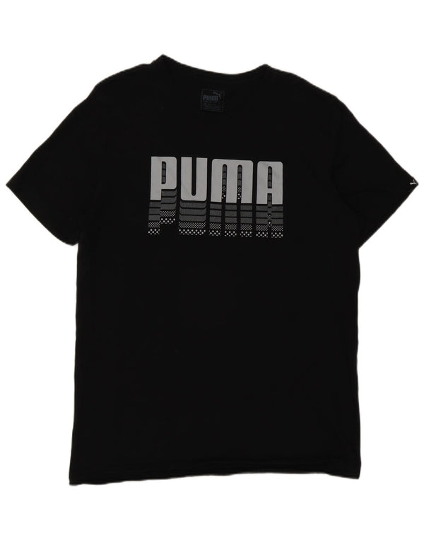 Мужская футболка с рисунком Puma, средний черный