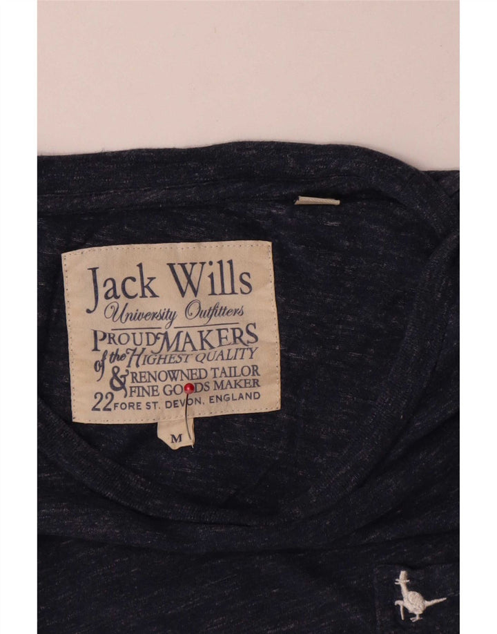 Мужская футболка Jack Wills Top Medium Темно-синяя в крапинку из хлопка