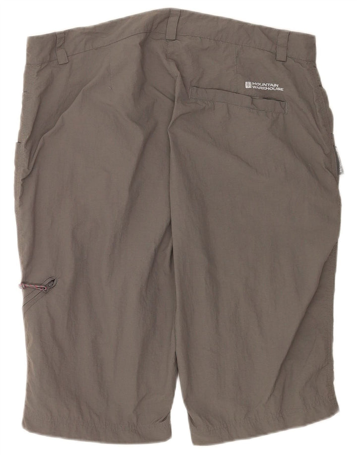 Женские шорты карго Mountain Warehouse UK 14, большие размеры W34, серый нейлон