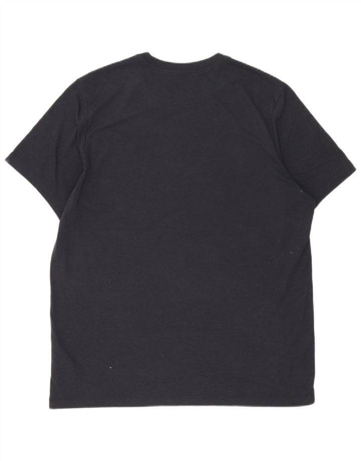 Мужская футболка Nike Dri Fit с рисунком, большой черный полиэстер