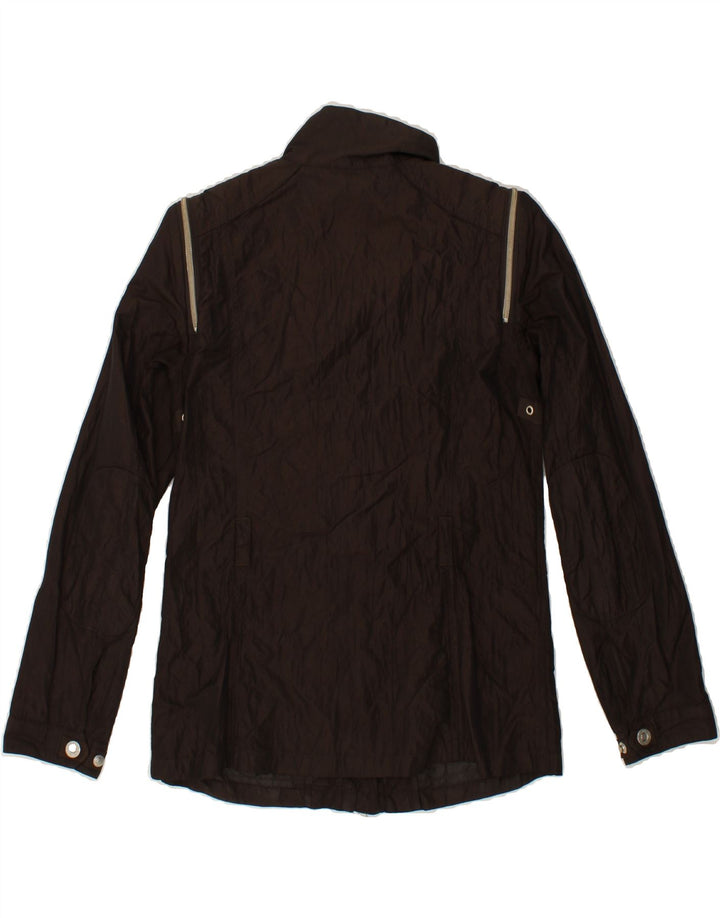 CANADIENS Womens Utility Jacket IT 40 Small Brown Vintage Canadiens and Second-Hand Canadiens from Messina Hembry 