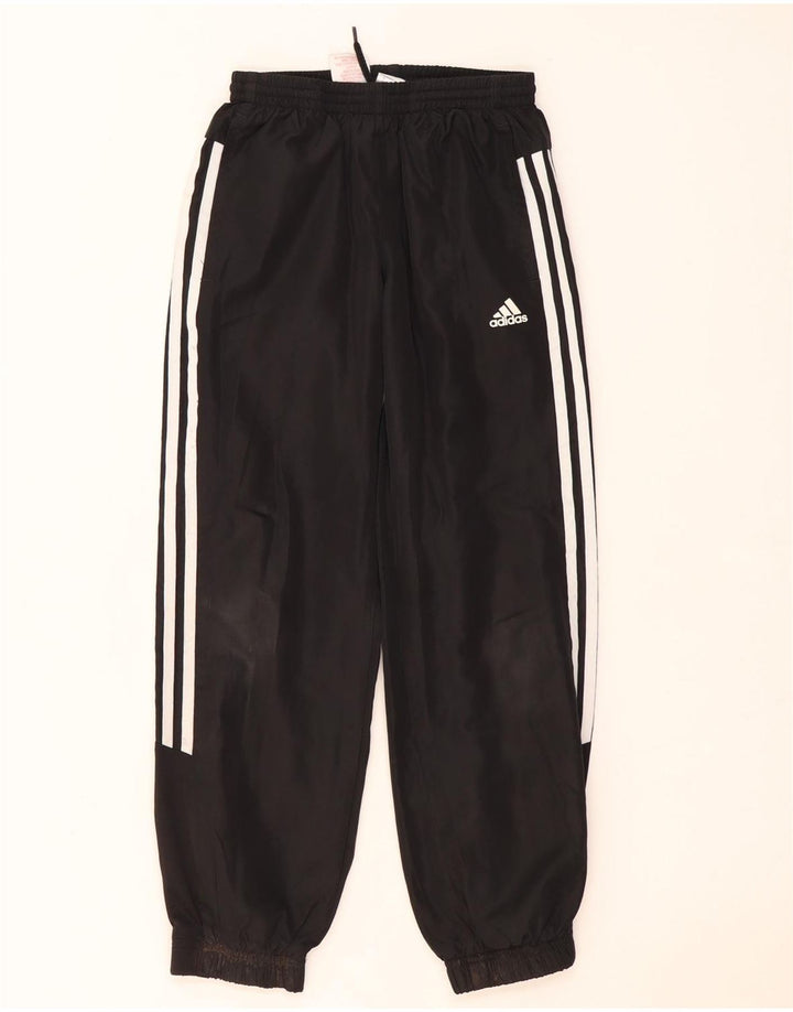 Спортивный костюм Adidas для мальчиков, брюки для бега, 9–10 лет, черный полиэстер