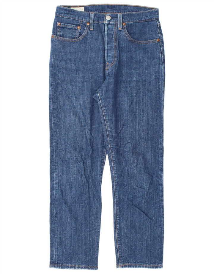 Женские прямые джинсы Levi's 501 W27 L26 синие, хлопок