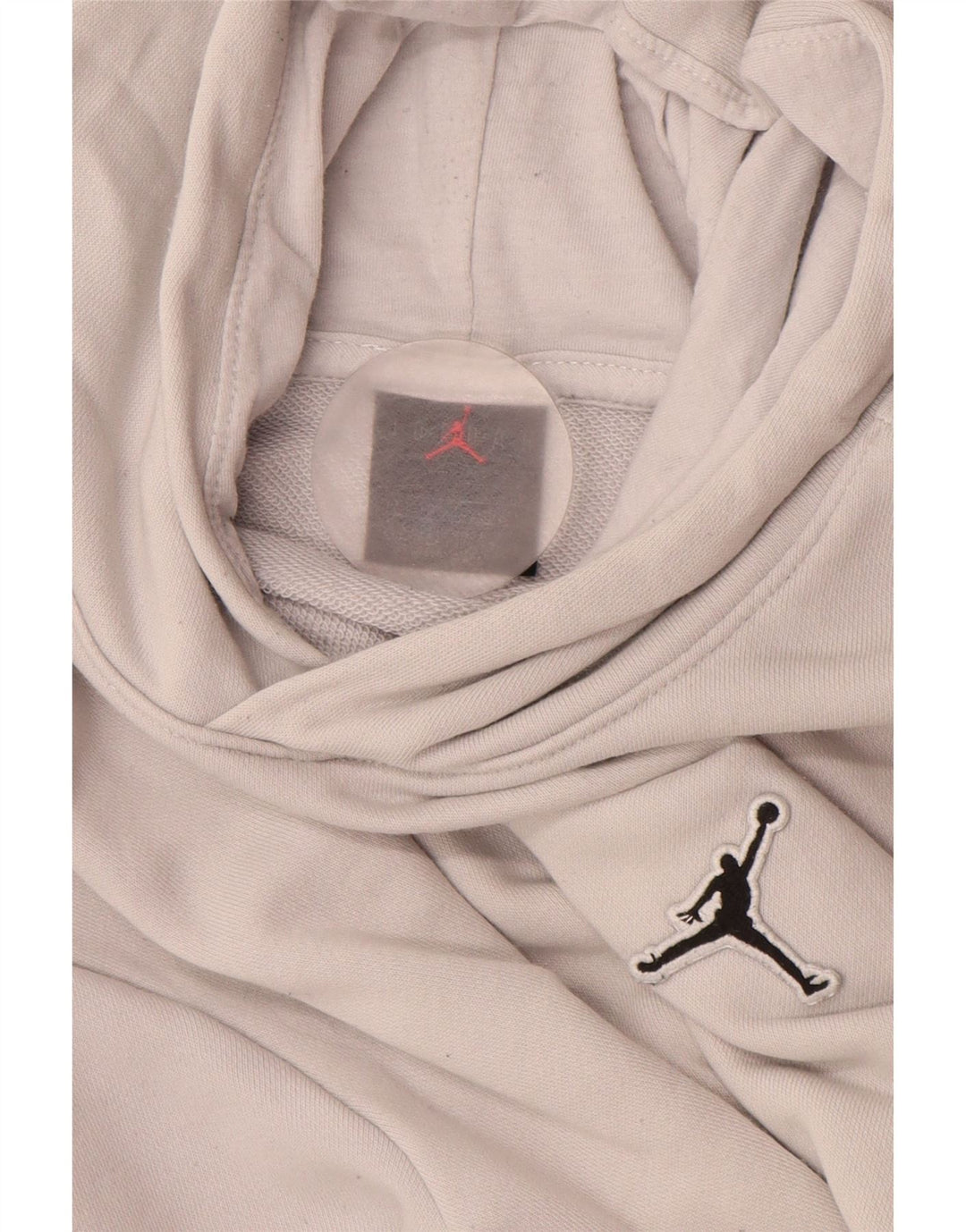 Джемпер с капюшоном JORDAN для мальчиков 12-13 лет, большой размер, серый хлопок