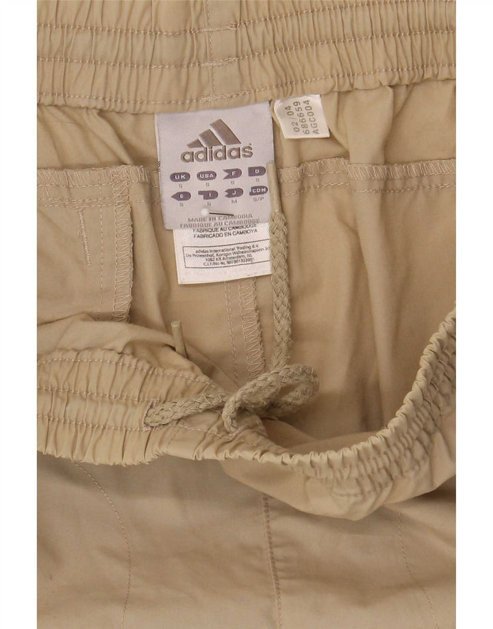 Мужские спортивные брюки-капри Adidas Cargo, маленькие бежевые полиэстеровые брюки