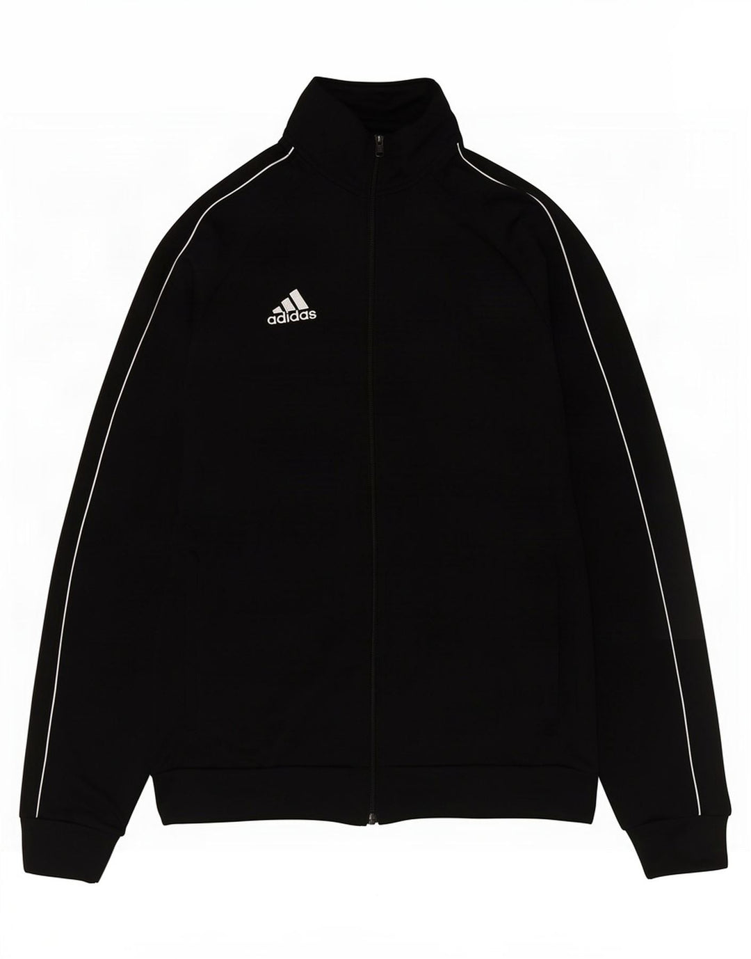 Мужская спортивная куртка Adidas, средний черный полиэстер