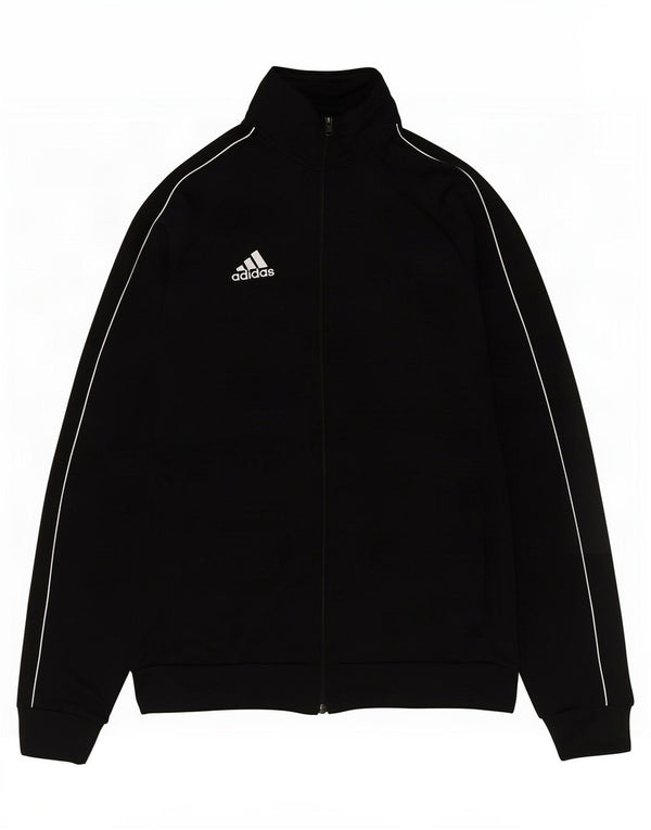 Мужская спортивная куртка Adidas, средний черный полиэстер