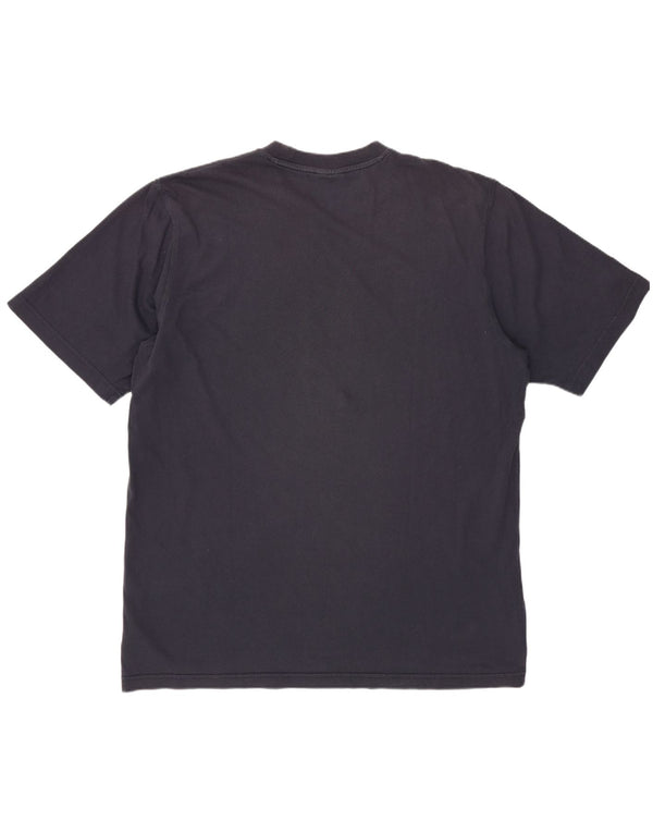 Мужская футболка с рисунком ADIDAS, большой темно-синий хлопок