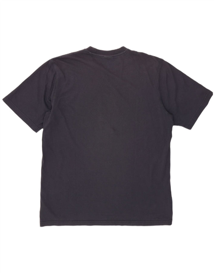 Мужская футболка с рисунком ADIDAS, большой темно-синий хлопок