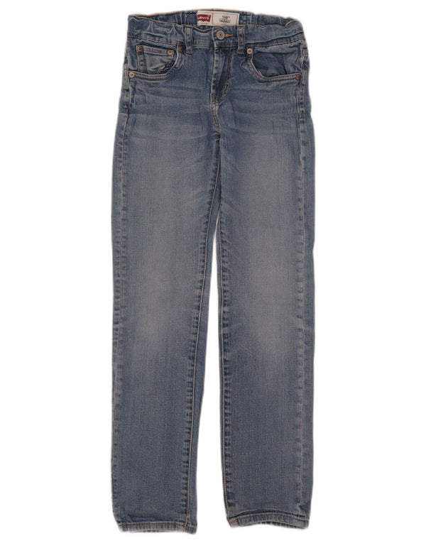 Джинсы скинни Levi's Girls 510 9–10 лет W24 L26, синий хлопок