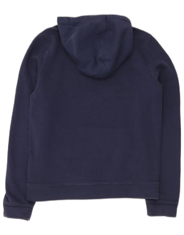 Джемпер с капюшоном NIKE для мальчиков с рисунком, 12–13 лет, большой размер, темно-синий, хлопок