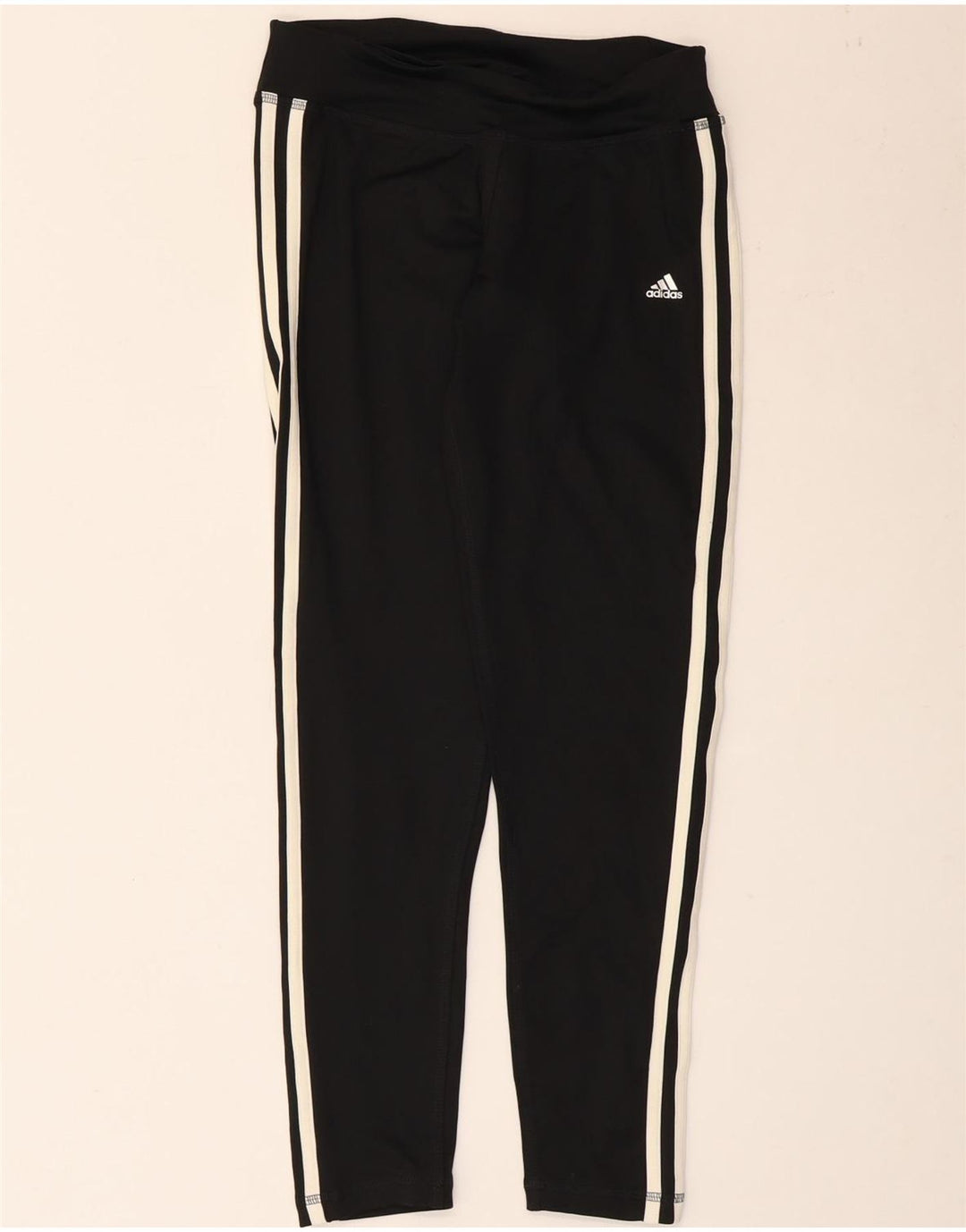 Женские леггинсы Adidas Climalite UK 8/10, маленькие черные из полиэстера