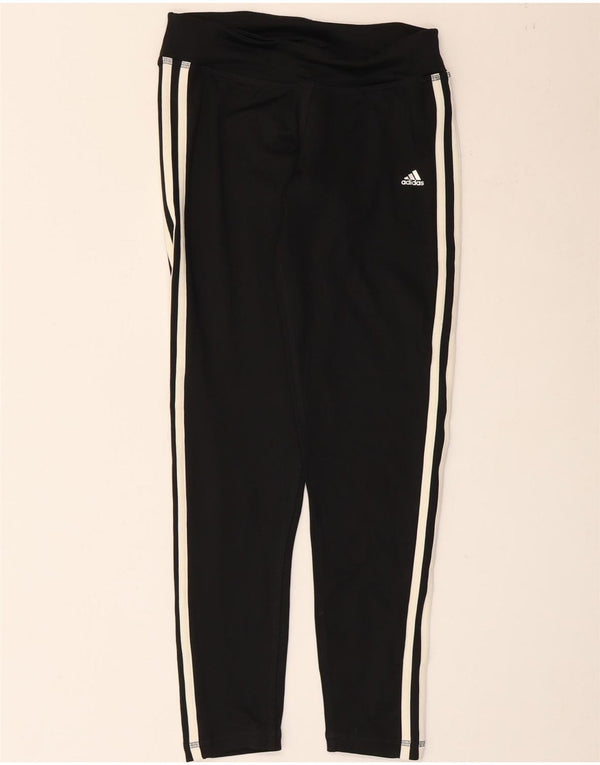 Женские леггинсы Adidas Climalite UK 8/10, маленькие черные из полиэстера