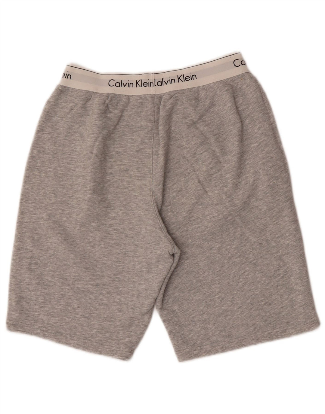 Мужские спортивные шорты с рисунком Calvin Klein, маленькие серые хлопковые
