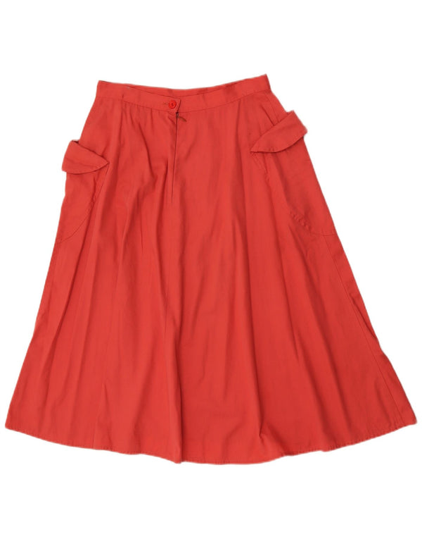 Винтажная женская юбка-карго W26, маленькая красная, хлопковая