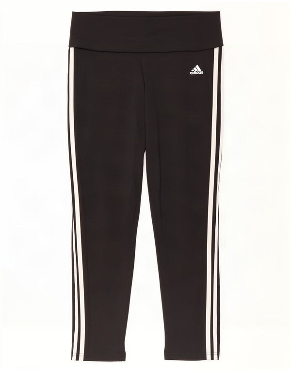 Женские леггинсы Adidas Aeroready UK 16/18, большой черный полиэстер