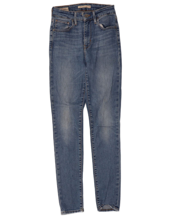 Женские джинсы скинни Levi's 721 с высокой посадкой W26 L28, синие, хлопок
