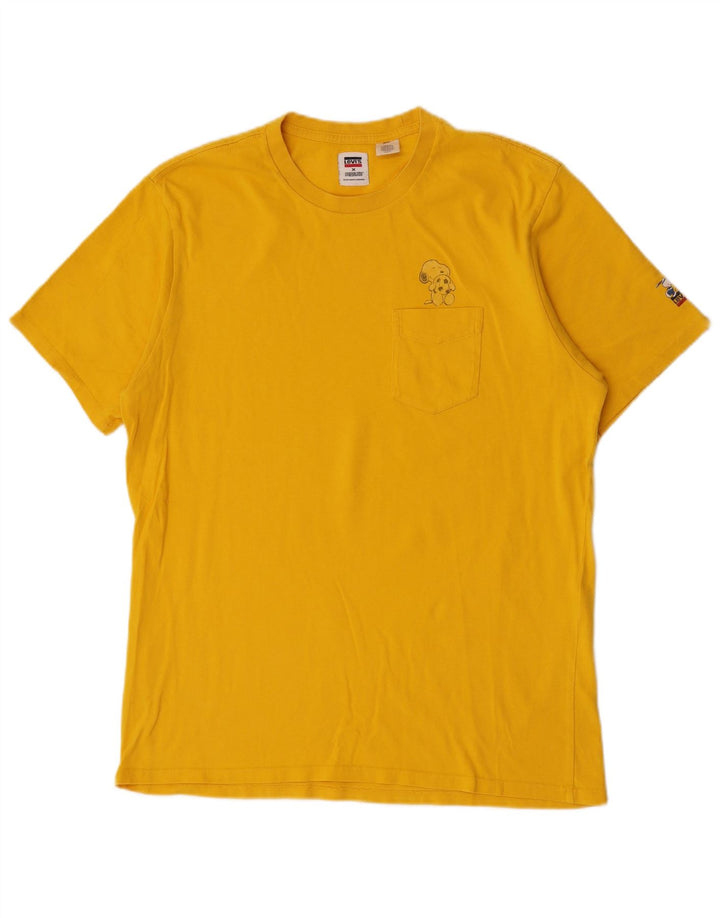 Мужская футболка Levi's Peanuts Top Medium Yellow