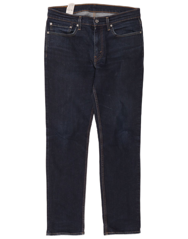 Мужские джинсы Levi's 511 Slim W34 L34 Темно-синие, хлопок