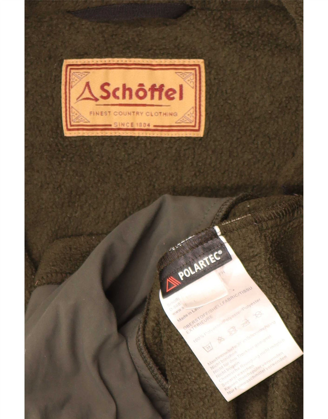 Мужской флисовый жилет Schoffel UK 40, большой цвет хаки, полиэстер