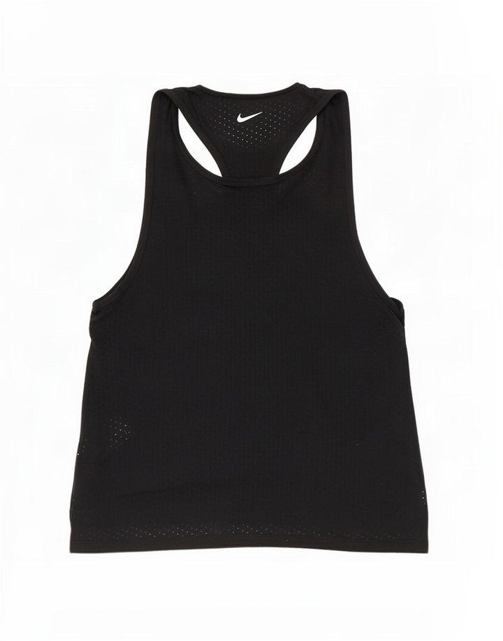 Женский жилет Nike Dri Fit Top UK 10, маленький черный полиэстер