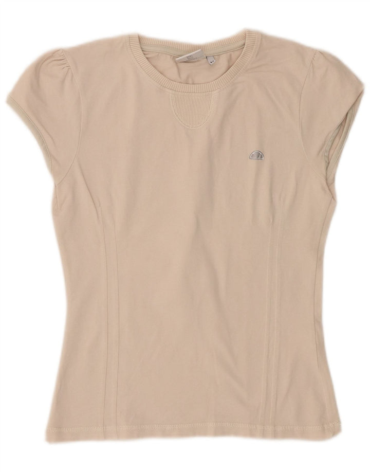 Женская футболка Ellesse Top UK 12 Medium Off White
